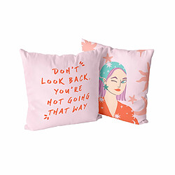 Happy Friday Housse de coussin HappyFriday Aware Wink Multicouleur 50 x 50 cm 2 Pièces