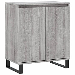 Maison Chic Buffet,Meuble de Rangement,commode pour salon,Cuisine Sonoma gris 60x35x70 cm Bois d'ingénierie -MN82180