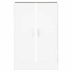 Acheter vidaXL Armoire à chaussures Blanc 60x35x92 cm Bois d’ingénierie