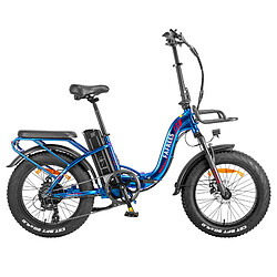 Vélo électrique Fafrees F20 Max, gros pneu 20 x 4,0 pouces, moteur sans balais 500 W, batterie 48 V 22,5 Ah – Bleu Aurora