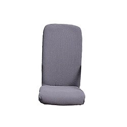 Acheter épaissir la housse de chaise confortable fauteuil pivotant à siège de bureau glissière gris