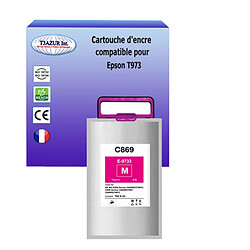 T3Azur Cartouche d'encre compatible avec Epson WorkForce Pro WF-C869RDTWF, WF-C869RDTWF EPP, T97XL - Magenta 