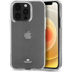 Mercury Coque Goospery Pearl Jelly Compatible avec iPhone 14 Pro, Étui Couleur vive avec Effets de lumière Scintillante, Paillettes, étincelles, Brillant, Mince arrière TPU Housses (Clair) 