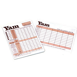 Jeujura Bloc de score du jeu Yam 