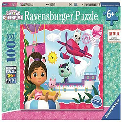 Puzzle Ravensburger L'aventure des chats Gabby's dollhouse 100 pièces XXL