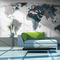 Paris Prix Papier Peint World Map on the Wall II 450x270cm 