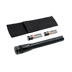 Lampe torche Mini Maglite pro+ LED SP2P 2 piles AA 16.7 cm - Noir 