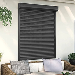 vidaXL Volet roulant aluminium 120x150 cm anthracite