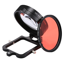 Avis Wewoo Filtre rouge pour GoPro HERO6 / 5 58mm 16X Macro Lentille + de de Plongée avec Couvercle de la + Adaptateur + Chaîne + Chiffon de Nettoyage