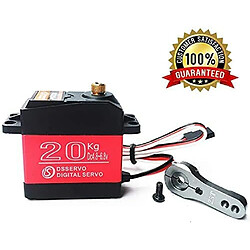 20kg Servo DS3120MG Servo étanche à coque en aluminium pour voiture RC (angle de commande 180)