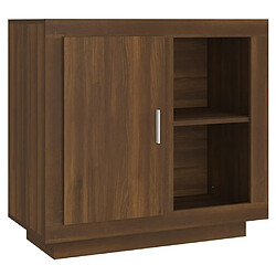 vidaXL Buffet Chêne marron 80x40x75 cm