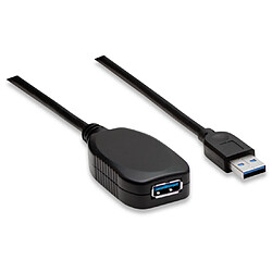 Manhattan 5m USB 3.0 câble USB USB A Noir