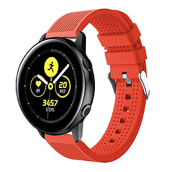 Wewoo Bracelet pour montre connectée en silicone avec Smartwatch Garmin Vivoactive 3 Orange 