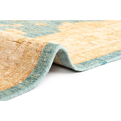 Avis Vidal Tapis de laine 202x155 turquoise Kaizar