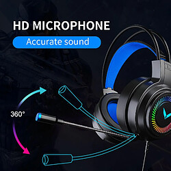 Avis GUPBOO Casque de jeu G60 avec micro et couleur Light Coy Casque stéréo surround filaire avec micro USB pour ordinateur portable