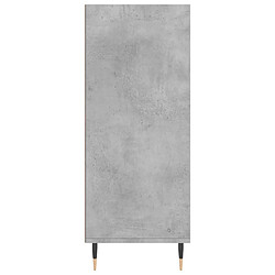 Maison Chic Buffet,Meuble de Rangement,commode pour salon,Cuisine gris béton 57x35x90 cm bois d'ingénierie -MN55287 pas cher