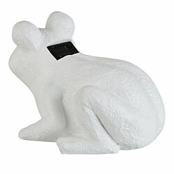 Paris Prix Statuette Déco Grenouille Assise 37cm Blanc