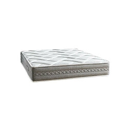 Matelas 160x200 cm - Ressorts ensachees - 25 cm - Ferme - DREAMAIR