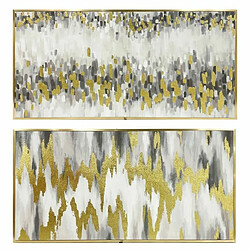 Cadre DKD Home Decor Abstrait Moderne (120 x 3 x 60 cm) (2 Unités)