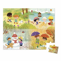 Puzzle enfant 36 pièces Les saisons - Janod