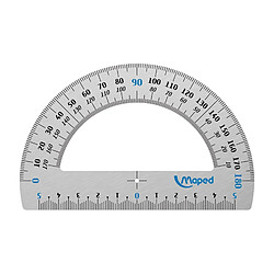 Maped Rapporteur en aluminium anodis - 12 cm - 180° 