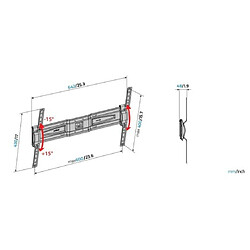 Support mural MELICONI GS T600 PLUS pas cher