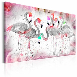 Paris Prix Tableau Imprimé Flamingoes Family 80 x 120 cm 