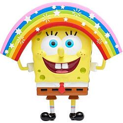 Auldey Figurine Bob l'Eponge de collection - Taille 20 cm - Masterpiece MEMES - Rainbow SpongeBob 