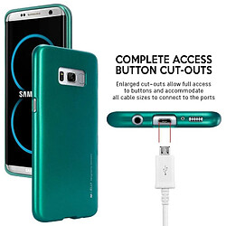 Mercury I-Jelly - Coque pour Samsung Galaxy S8+ (Vert) pas cher