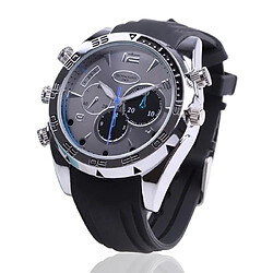 Yonis Montre caméra espion Montre Camera Espion 16Go Elegance Full HD 1080P Vision de Nuit Appareil Photo YONIS