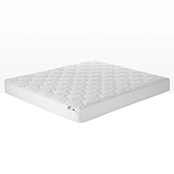 TIME 2 DREAM Matelas double orthopédique 18 cm mémoire de forme 160x190 Super Top M 