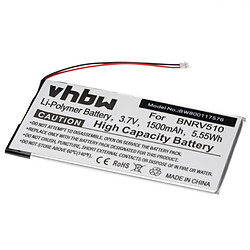 vhbw batterie compatible avec Tolino Vision 2, 4HD eBook eReader (1500mAh, 3,7V, Li-Polymère) 