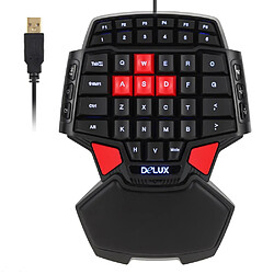 Universal Clavier 47 clés pro 1 main clavier gaming 1/1 main clavier USB filaire eSports | clavier