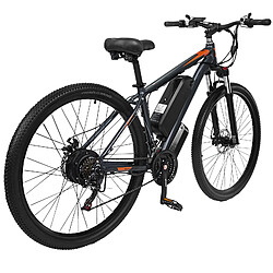 GUNAI Vélo Electrique Adulte 29 "48V 15Ah VTT 21 vitesses Ecran LCD - Noir