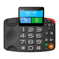 Maxcom MM42D Teléfono Fijo Inalámbrico Negro