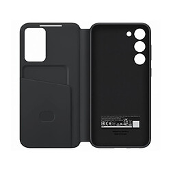 Etui Smart View avec porte carte pour Samsung Galaxy S23+ 5G Noir 