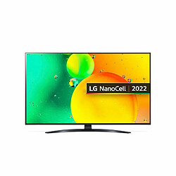 TV intelligente LG 43NANO766QA 43" 4K ULTRA HD LED WI-FI 43" 4K Ultra HD LED Dolby Digital NanoCell 