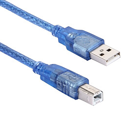 Wewoo Câble bleu USB 2.0 AM vers BM classique, avec 2 conducteurs, longueur: 1,8 m