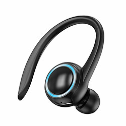 A1S Oreillette Bluetooth Suspendue Oreille Intra-Auriculaire True Stereo Wireless Sports Business Earphones Noir 