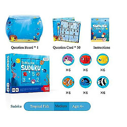 Universal Puzzle Enfant Magnétique Sudoku Cerveau Jeu Parent Table Jeu Niveau Difficulté C 