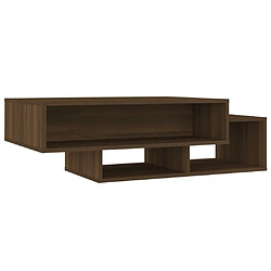 Maison Chic Table basse,Table Console Table d'appoint, Table pour salon Chêne marron 105x55x32 cm Bois d'ingénierie -MN39718