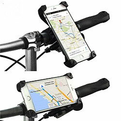 Support Guidon vélo, moto avec Rotation à 360° pour téléphone smartphone - Visiodirect -