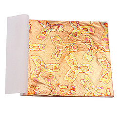 Feuille D'or Panaché De 50 Feuilles Pour La Décoration D'artisanat De Dorure D'arts 5.5 '' E