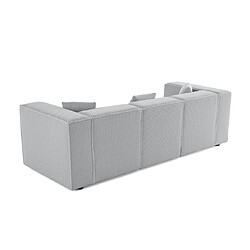 Avis Lisa Design Arty - canapé modulable 3 places - en tissu mailles 3D