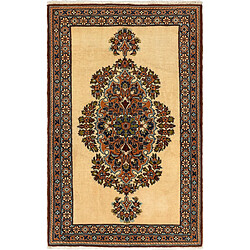 Vidal Tapis de laine 118x75 beige Ghom