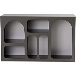 Hanah Home Etagère avec niches Liva anthracite.