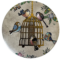 Enesco Magnet rond cage à oiseaux 5,5 cm