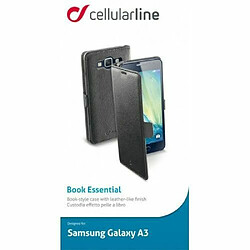 Cellular Line Cellularline Custodia Book Essential per Galaxy A3 Nero 