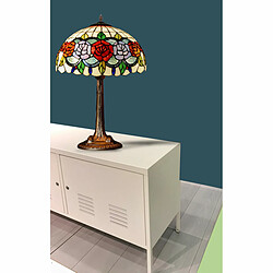 Lampe de bureau Viro Rosy Multicouleur Zinc 60 W 40 x 60 x 40 cm