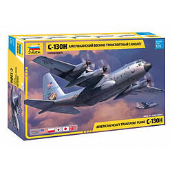 Zvezda Maquette Avion American Heavy Transport Plane C-130h